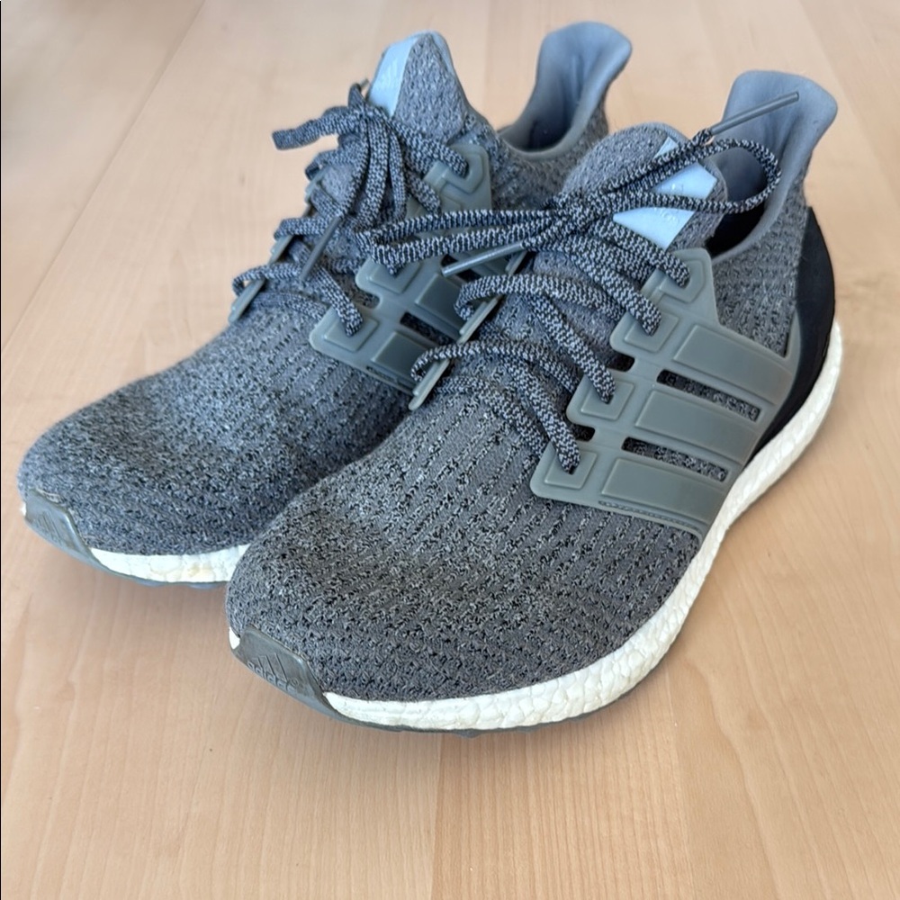 Adidas Ultraboost Gray Sneakers - Men's Size 10